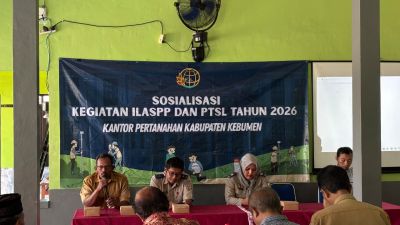 Tingkatkan Kesadaran Legalitas Tanah, Pemdes Karangglonggong Gelar Sosialisasi ILASPP dan PTSL Bersama BPN Kebumen